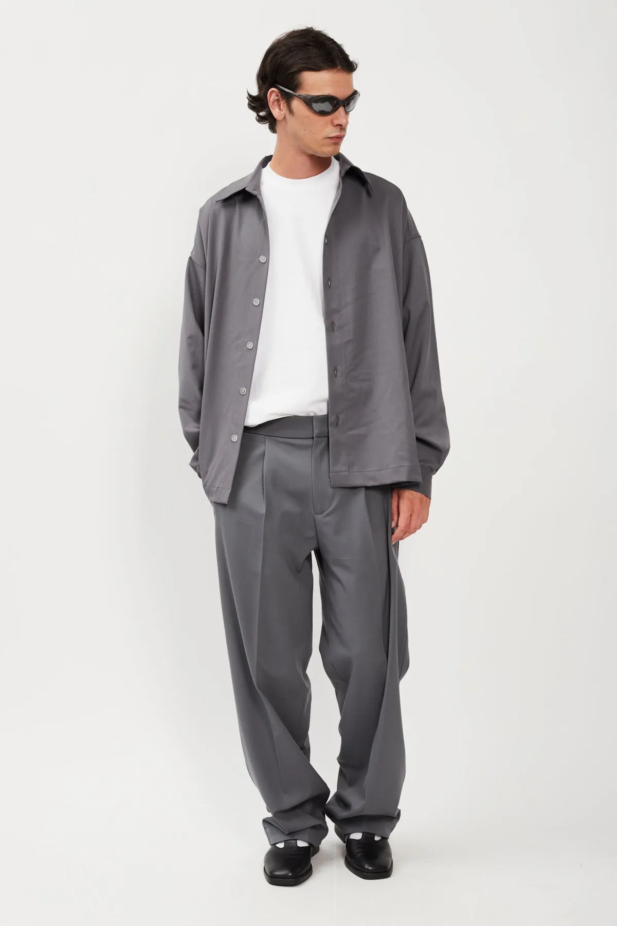 WOOL GREY SHIRT sold by Bonsai product image thumbnail 3