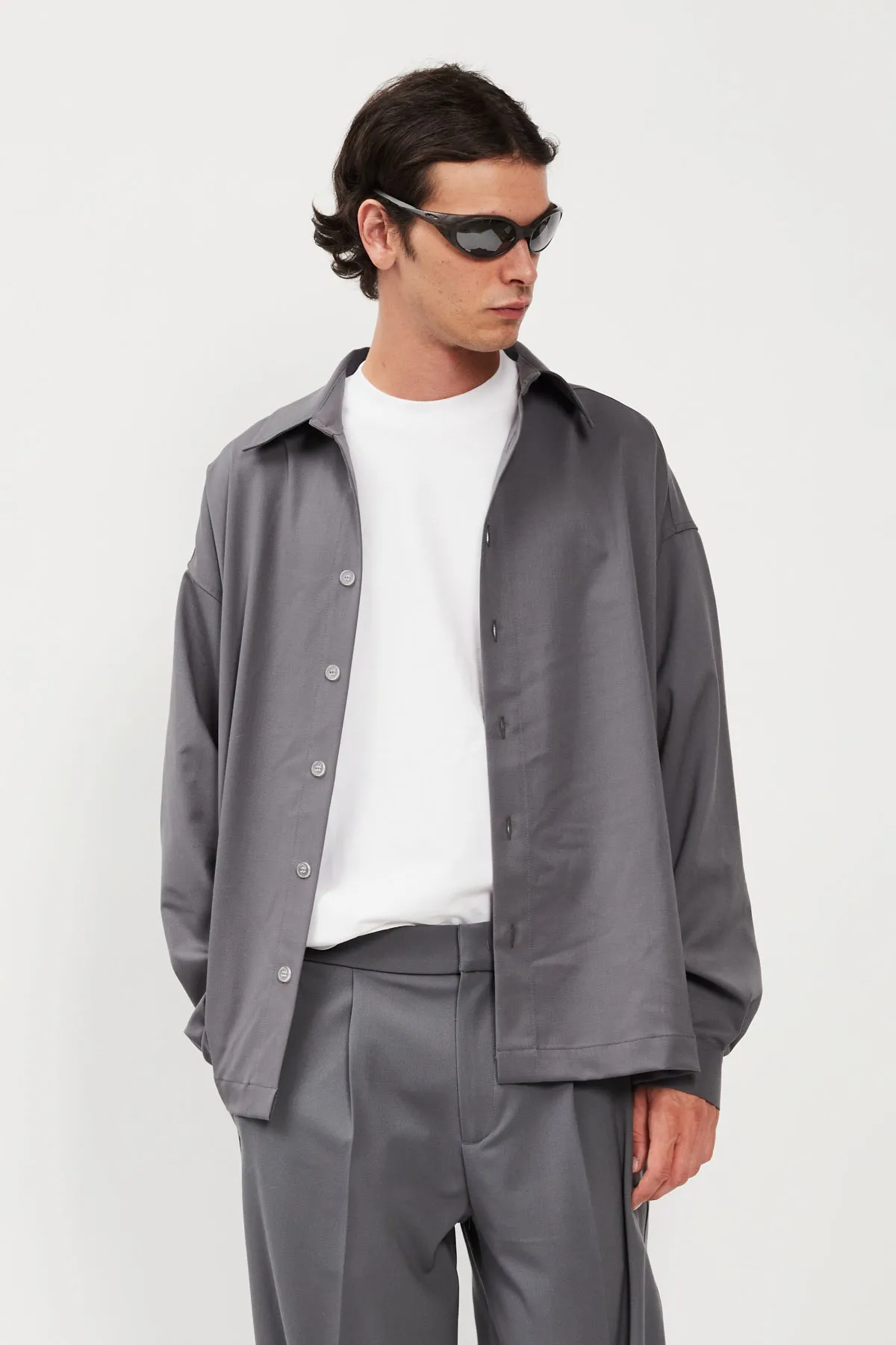 WOOL GREY SHIRT sold by Bonsai