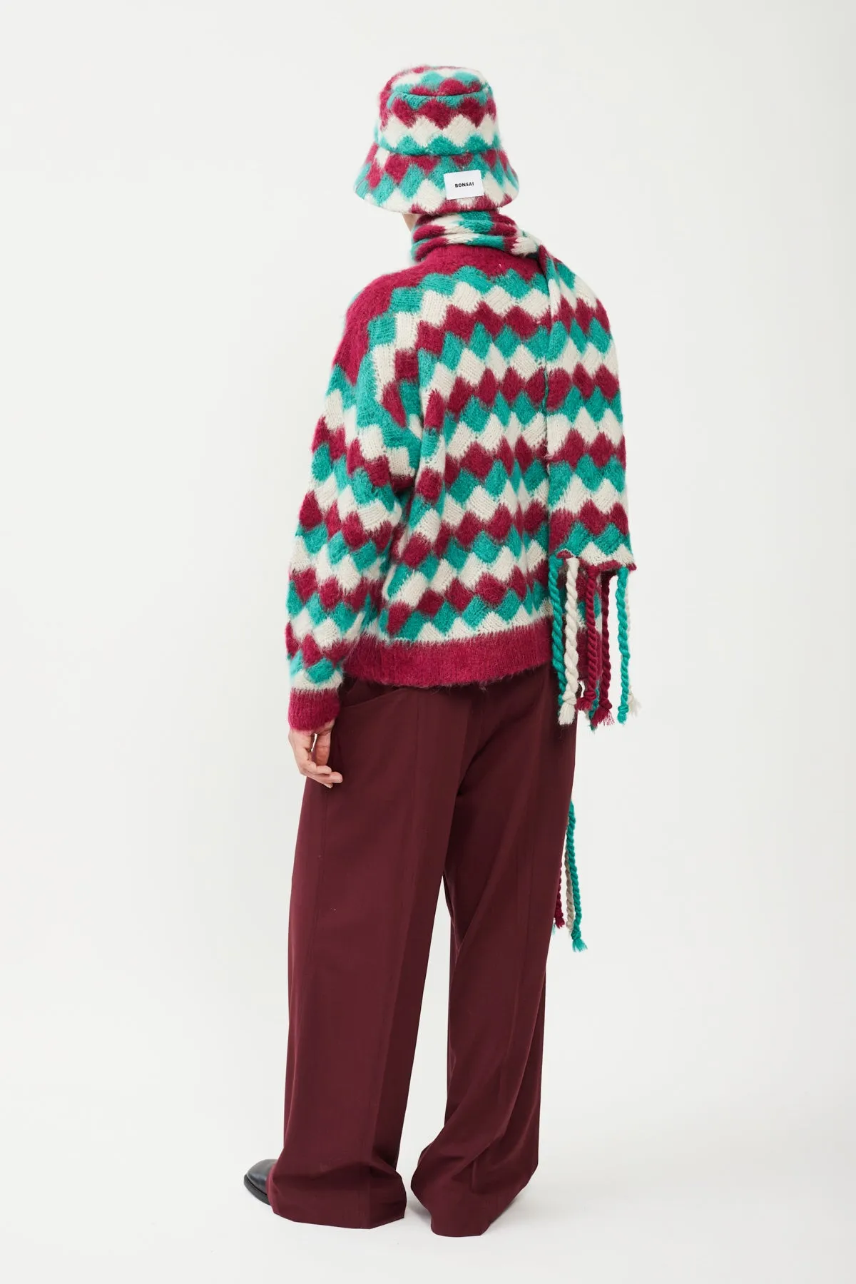 JOY JACQUARD CREWNECK SWEATER sold by Bonsai product image thumbnail 4