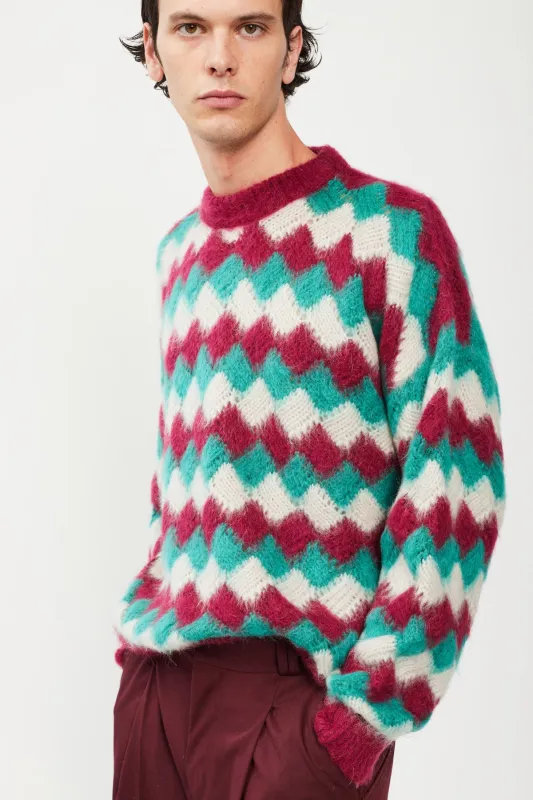 JOY JACQUARD CREWNECK SWEATER sold by Bonsai