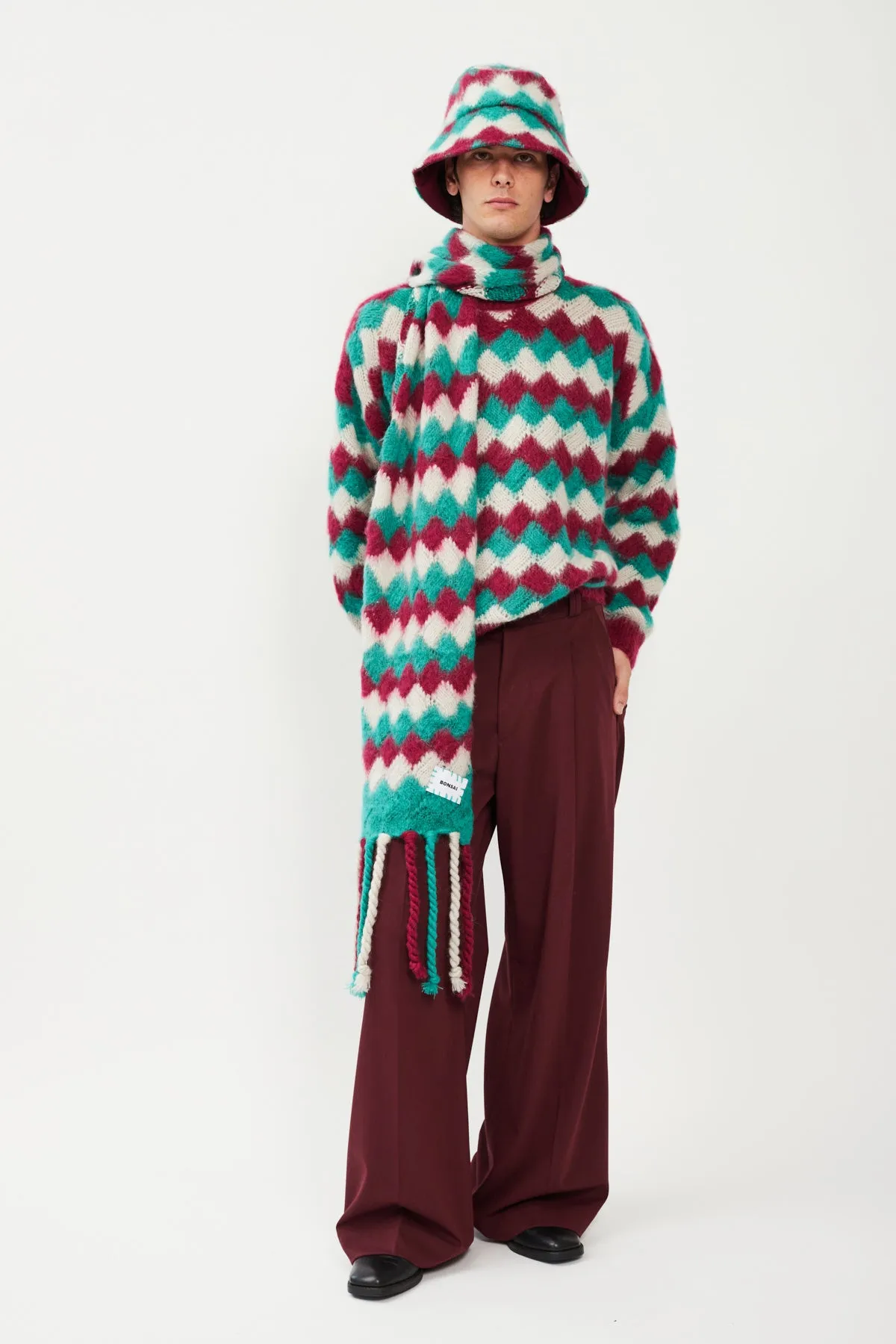 JOY JACQUARD CREWNECK SWEATER sold by Bonsai product image thumbnail 3