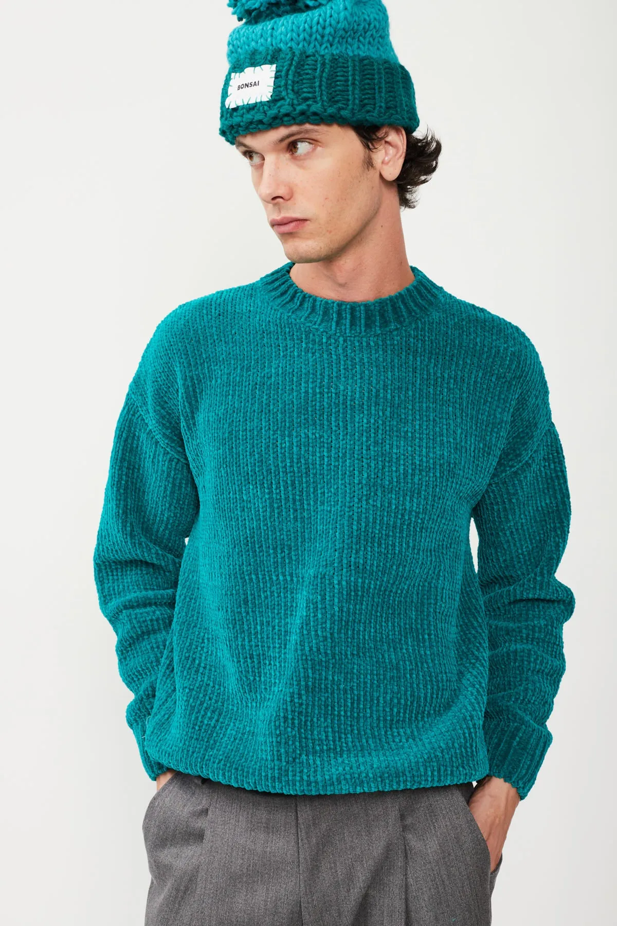 CHENILLE CREWNECK SWEATER sold by Bonsai product image thumbnail 5