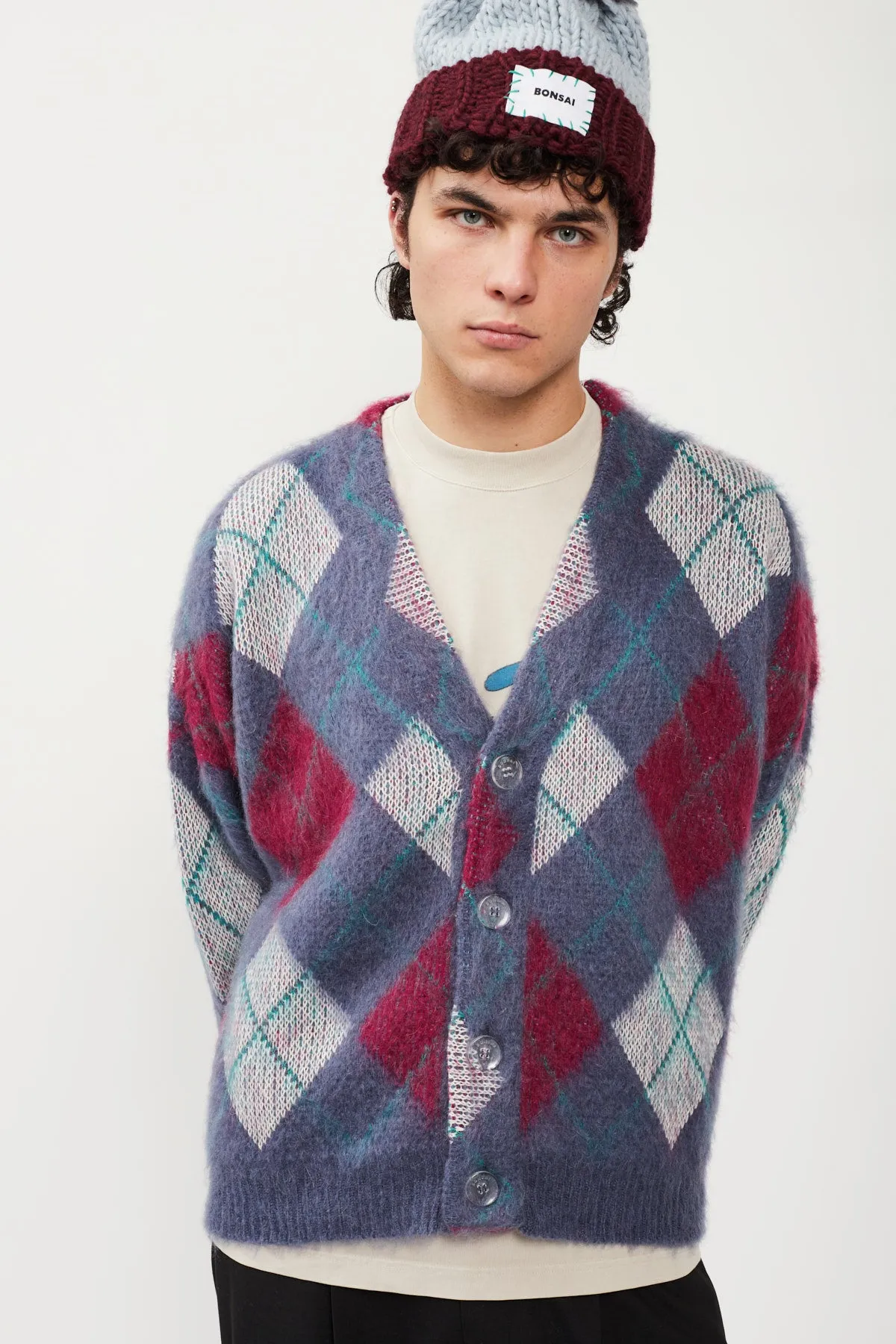 ROMBI MOHAIR CARDIGAN SWEATER sold by Bonsai product image thumbnail 5