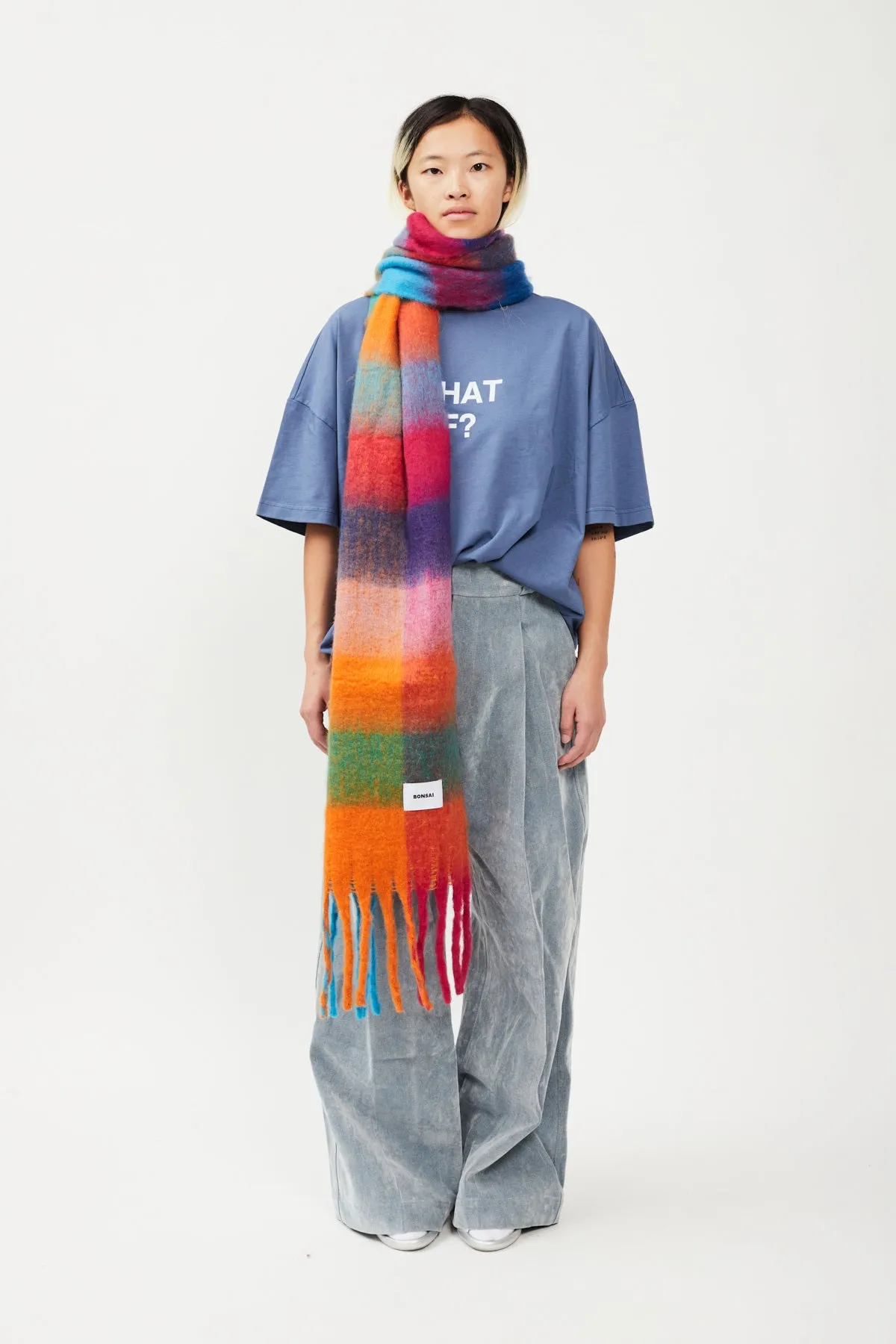 CHECK KNIT SCARF sold by Bonsai product image thumbnail 5