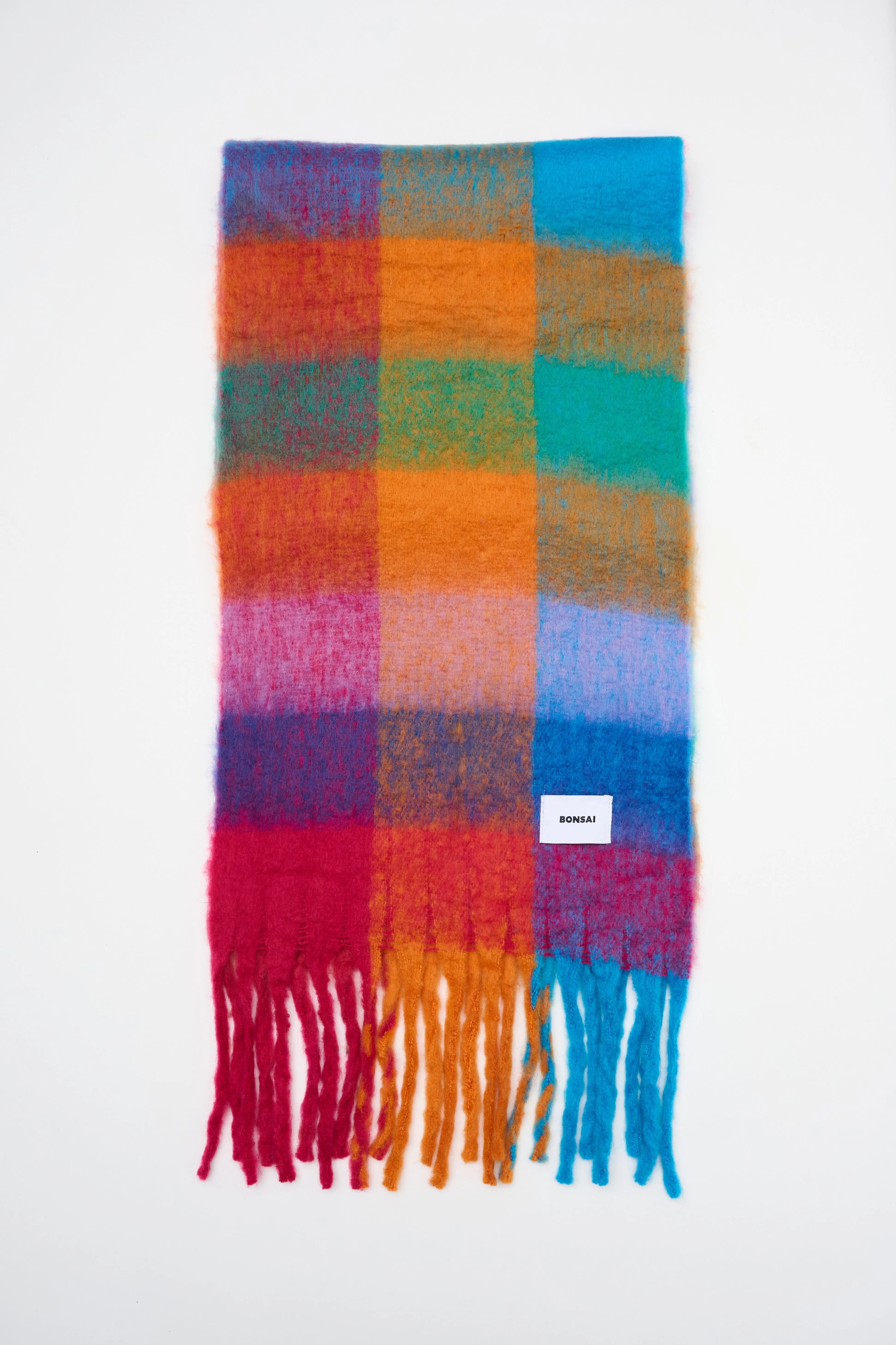 CHECK KNIT SCARF sold by Bonsai product image thumbnail 2