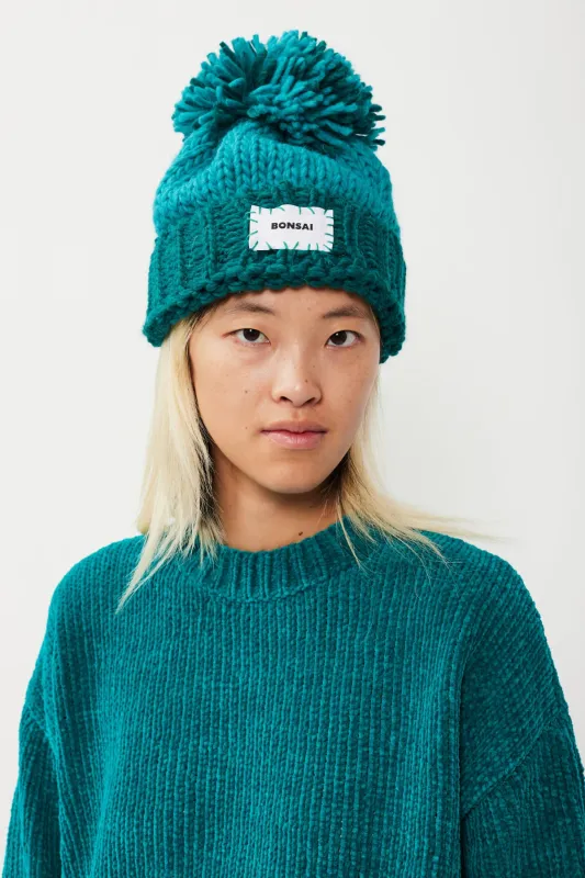 PON PON KNIT BEANIE sold by Bonsai