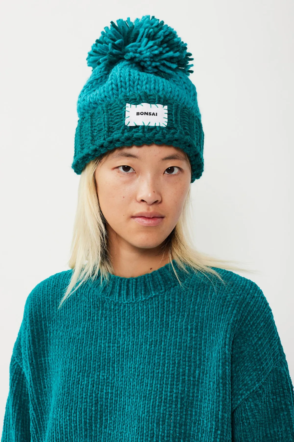 PON PON KNIT BEANIE sold by Bonsai