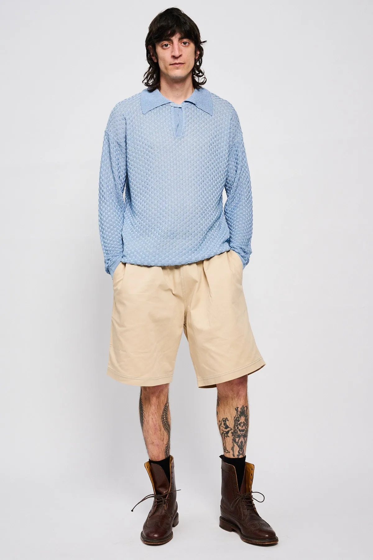 KEYHOLE KNIT POLO sold by Bonsai product image thumbnail 2