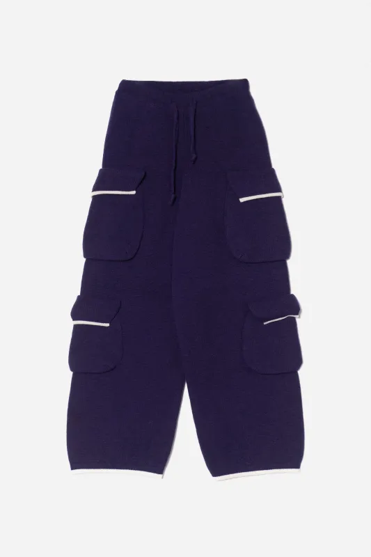 KNIT DOUBLE CARGO PANT sold by Bonsai