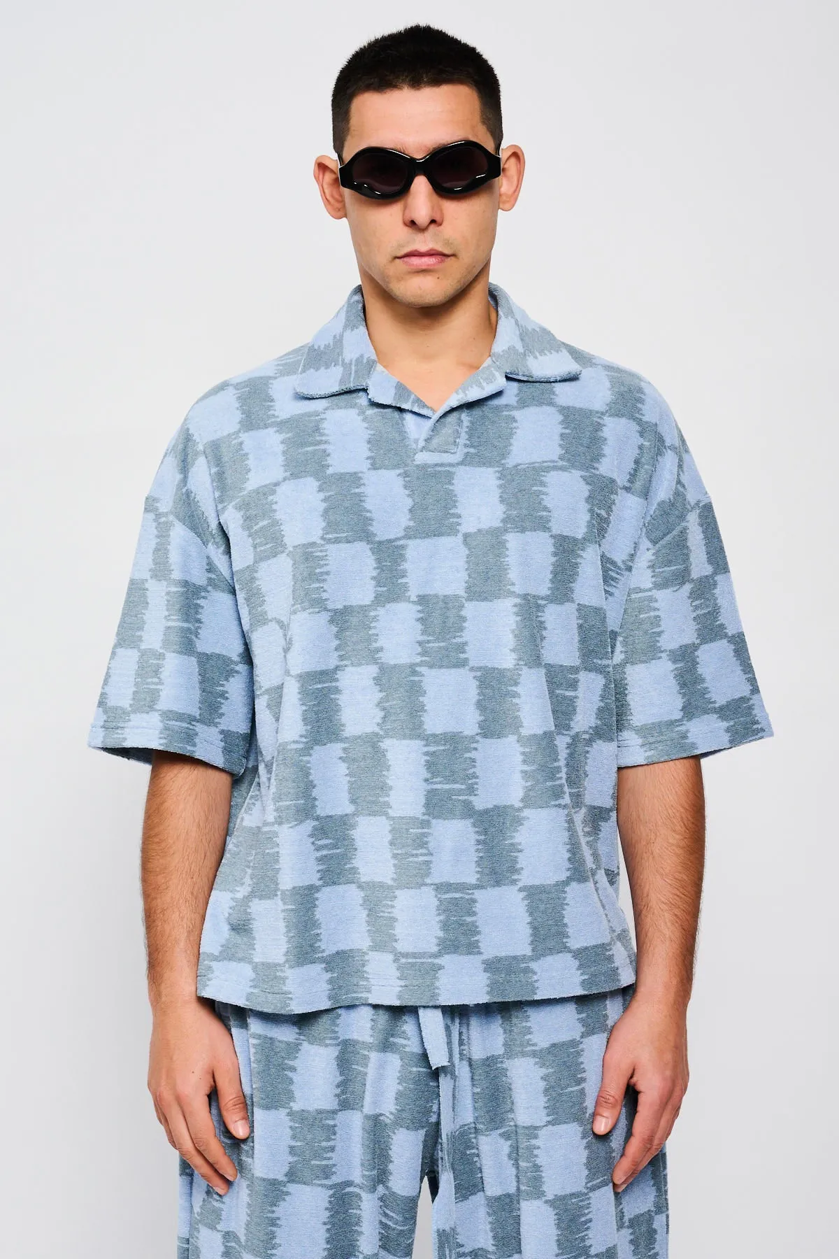 TERRY CHECK POLO sold by Bonsai product image thumbnail 2