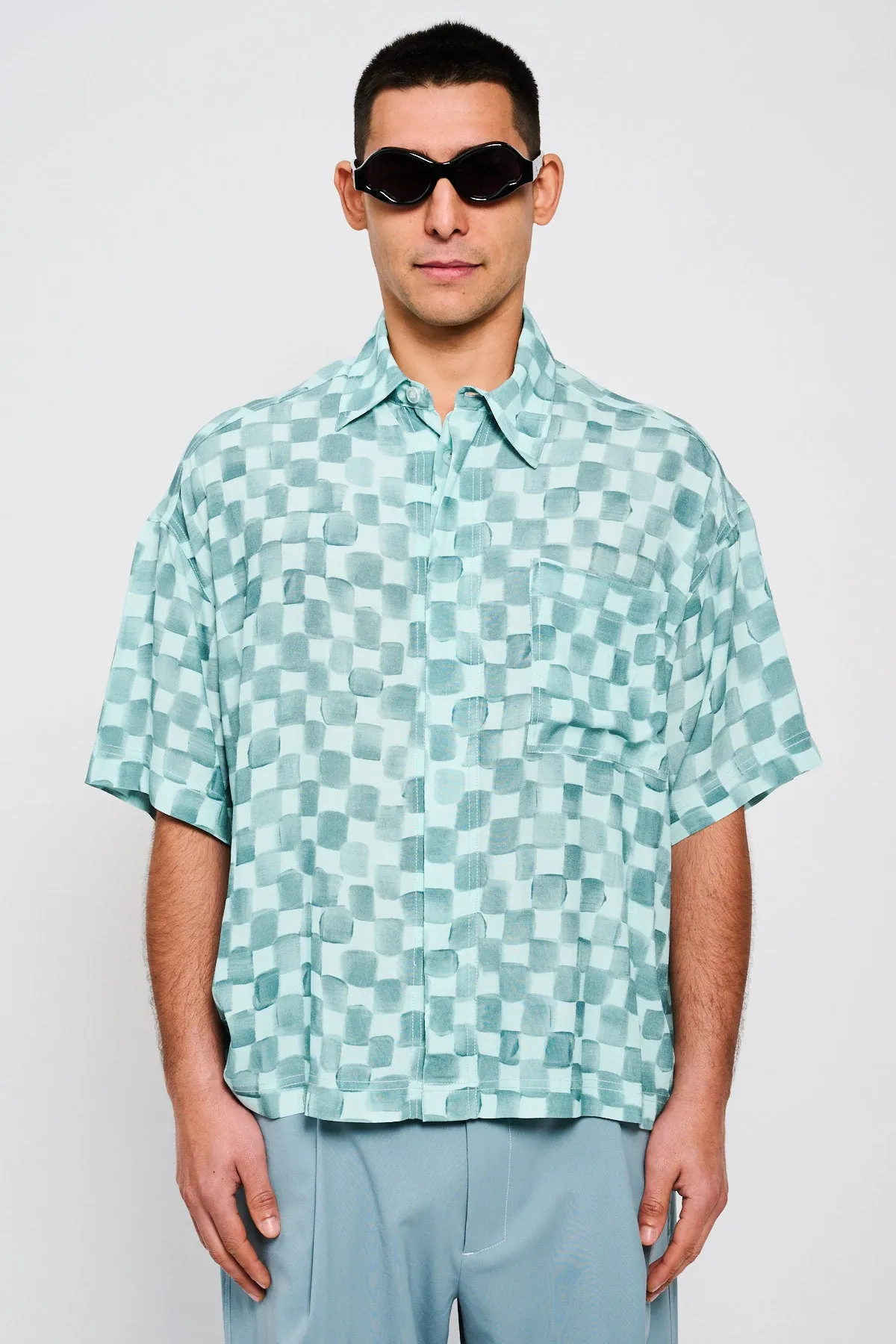 ACQUARELLO CROPPED SHIRT sold by Bonsai product image thumbnail 2