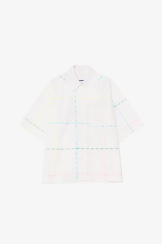 EMBROIDERY CROPPED SHIRT sold by Bonsai