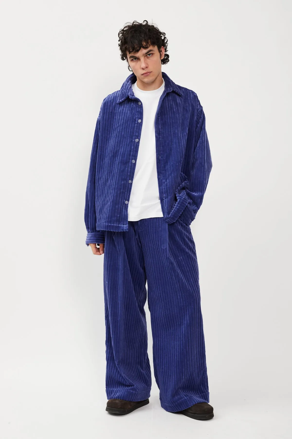 UPCYCLE SUPER LOOSE VELVET PANT sold by Bonsai