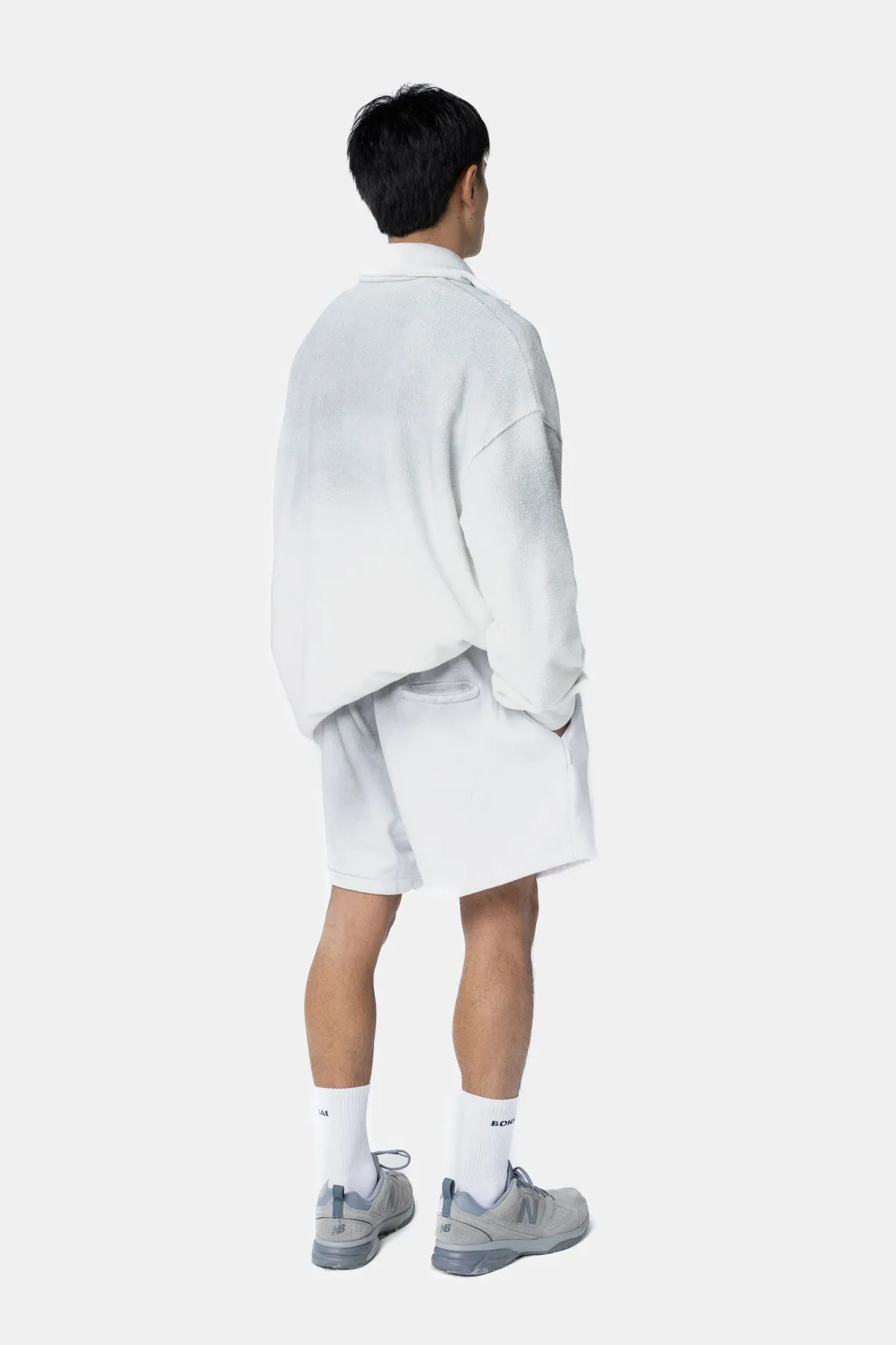 SPRAY DYED POLO SWEATSHIRT sold by Bonsai product image thumbnail 3