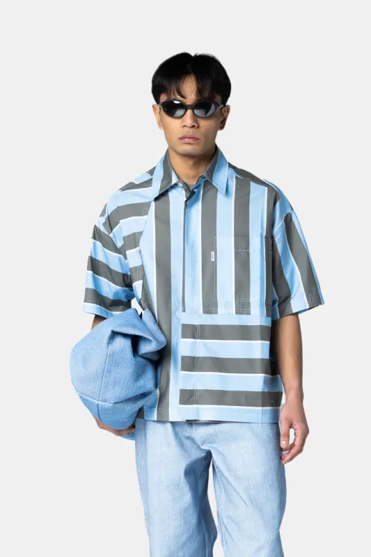 STRIPES BUTTON DOWN SHIRT made by Bonsai