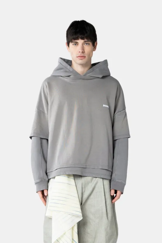 DOUBLE LAYER SPRAY HOODIE made by Bonsai