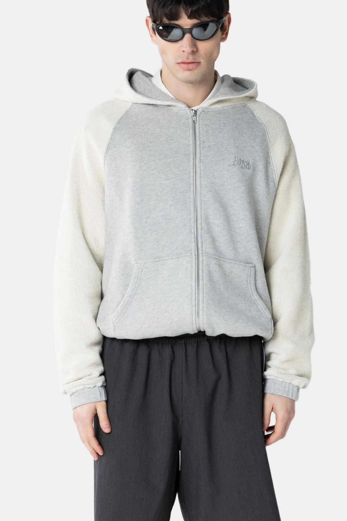 REVERSE FULL ZIP HOODIE sold by Bonsai product image thumbnail 4