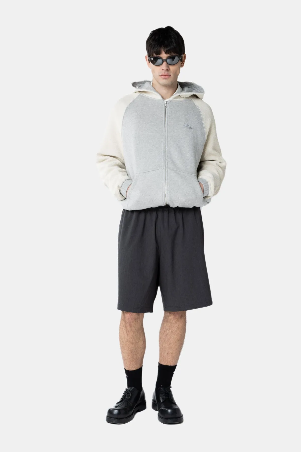 REVERSE FULL ZIP HOODIE sold by Bonsai product image thumbnail 2