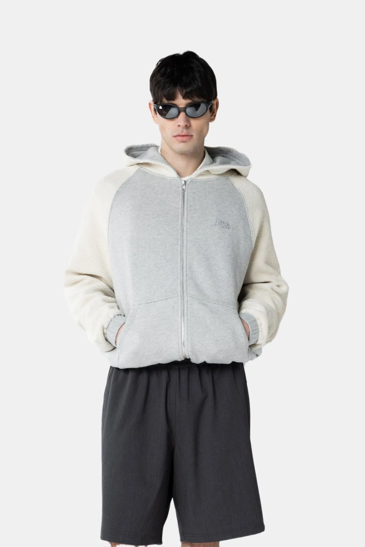 REVERSE FULL ZIP HOODIE sold by Bonsai