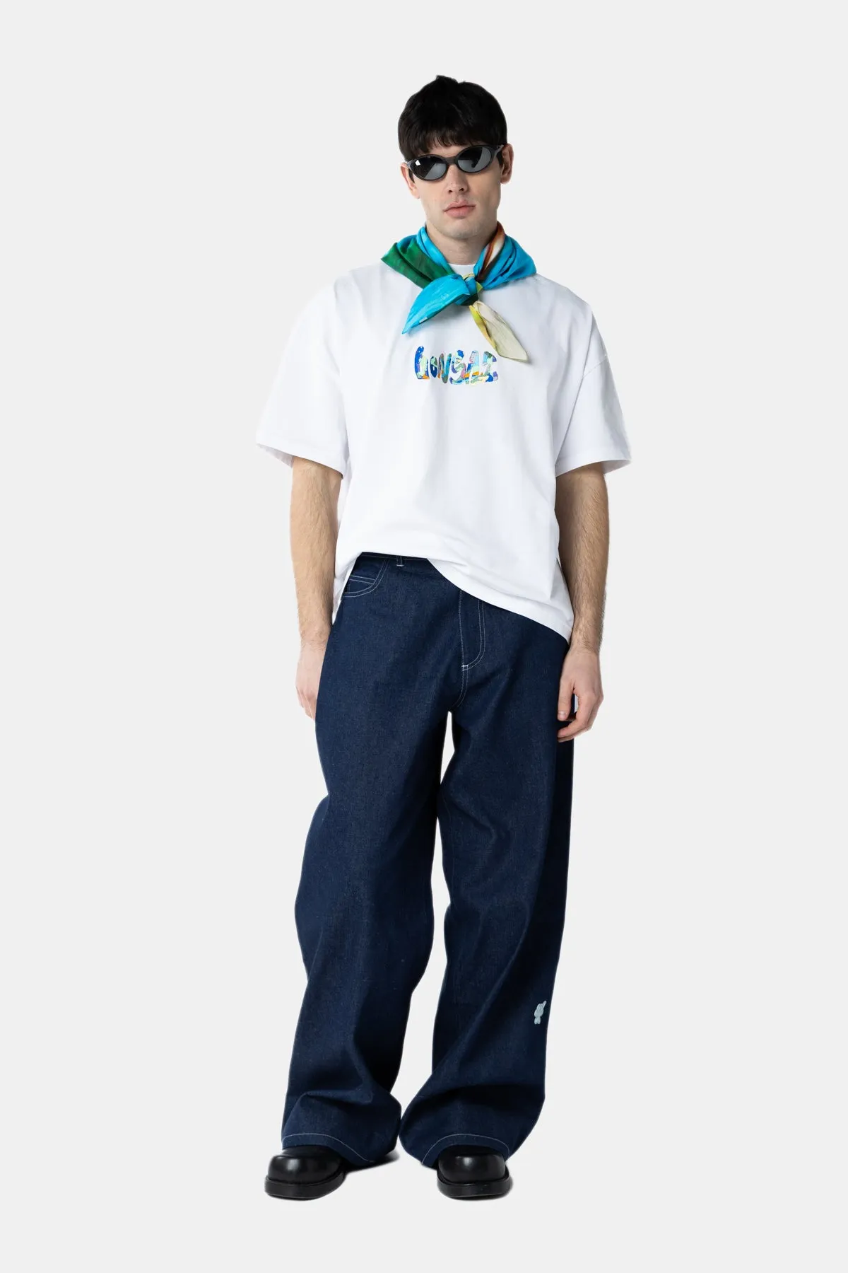 EMBROIDERY LOGO T-SHIRT WHITE sold by Bonsai product image thumbnail 3