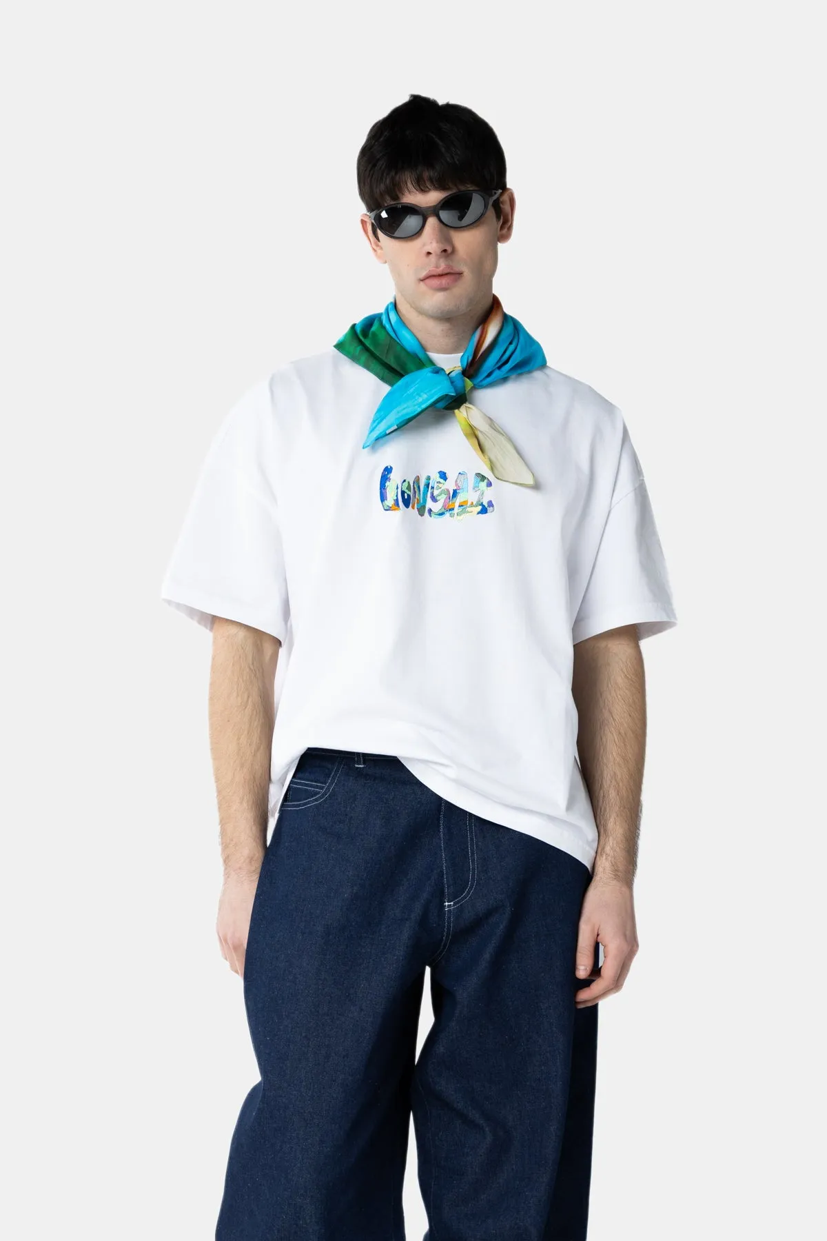 EMBROIDERY LOGO T-SHIRT WHITE sold by Bonsai