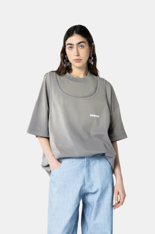 DOUBLE LAYER  T-SHIRT made by Bonsai