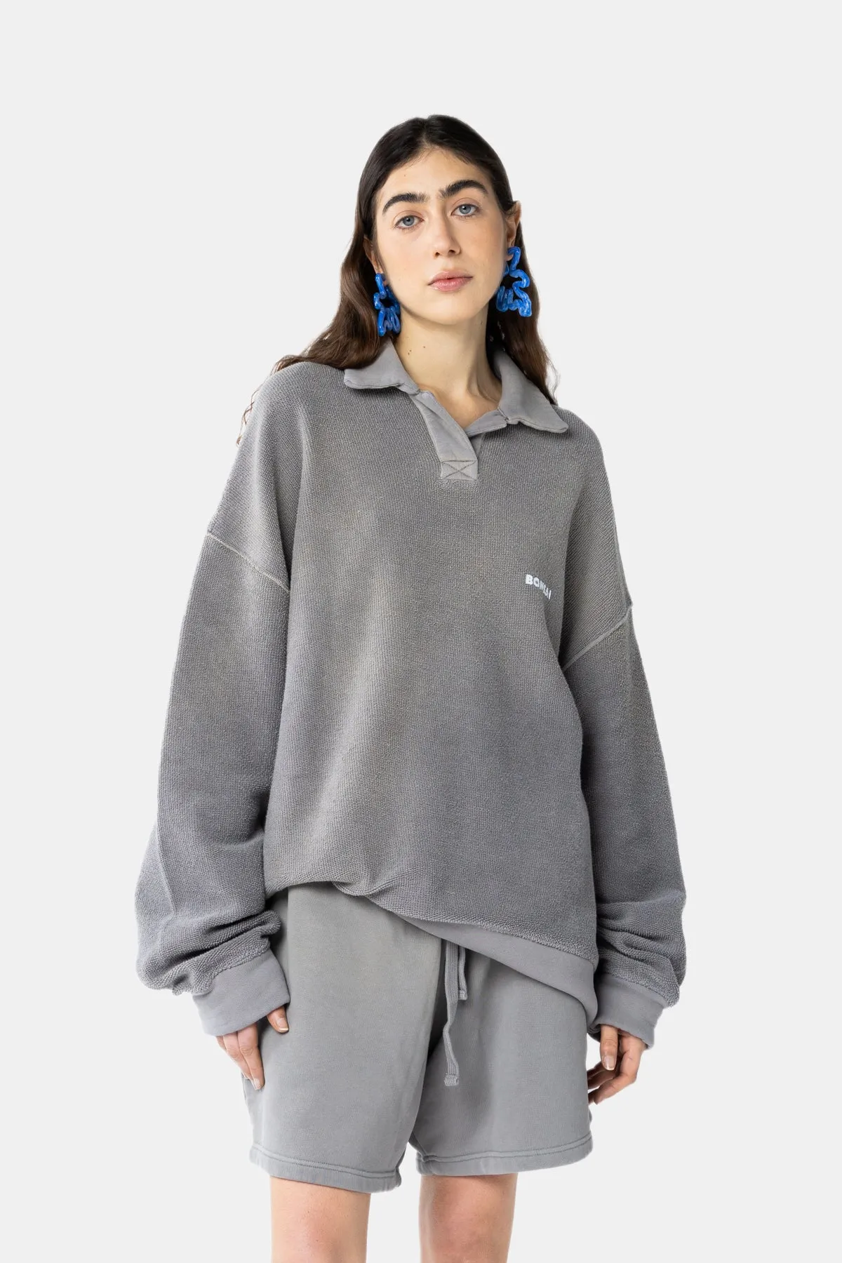 SPRAY DYED SWEAT SHORTS sold by Bonsai product image thumbnail 5