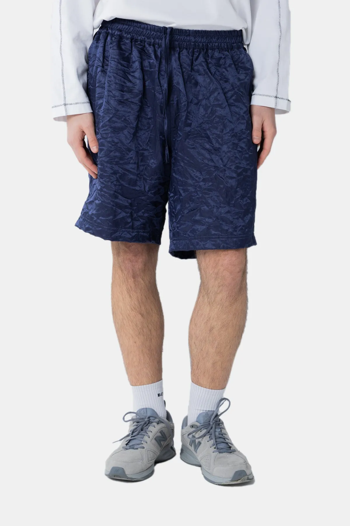 WRINKLED RELAXED-FIT SHORTS sold by Bonsai product image thumbnail 3