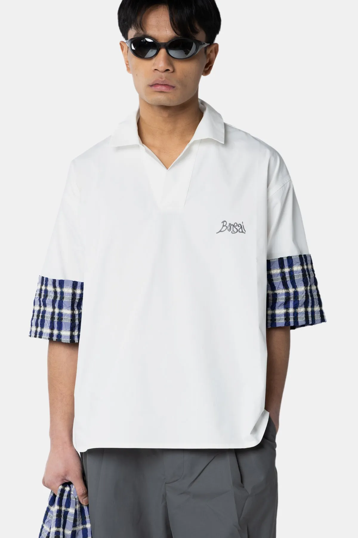 FOLDED SLEEVE POLO SHIRT sold by Bonsai product image thumbnail 2