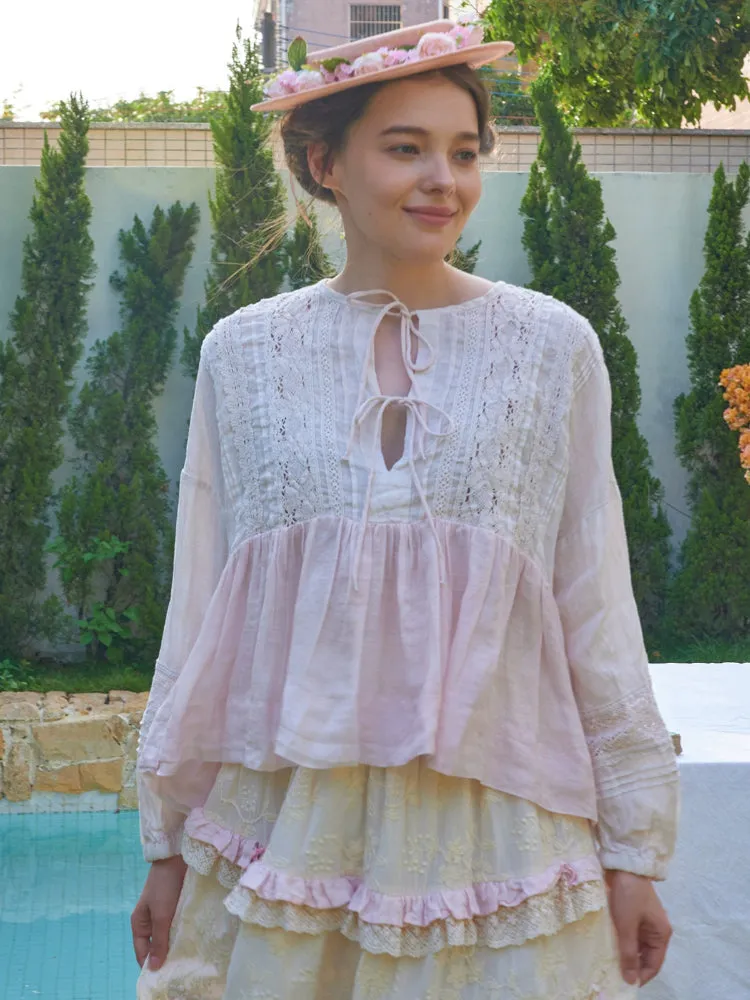 Whispering Petals Blouse sold by Ipinkustore product image thumbnail 3