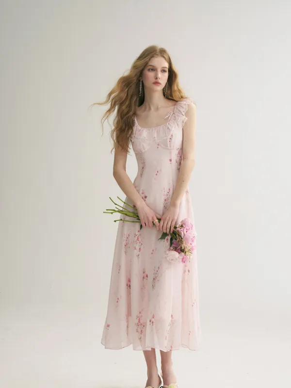Whispering Petals Maxi Dress sold by Ipinkustore