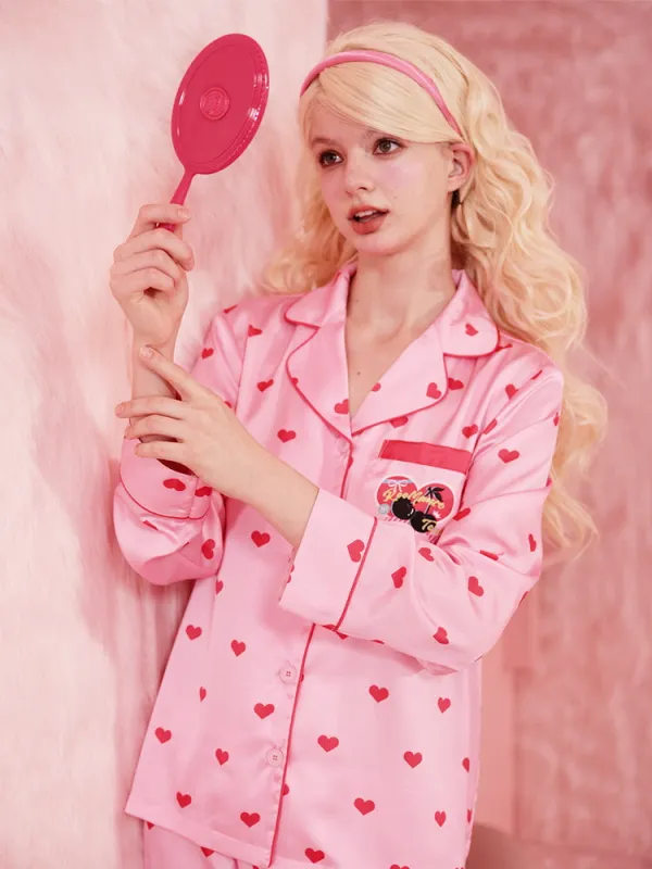 Cherry Pop Heart Pajama Quartet sold by Ipinkustore