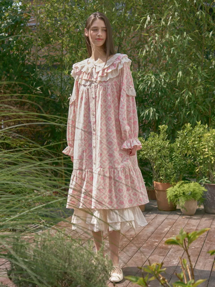 Rosy Lace Garden Dress sold by Ipinkustore product image thumbnail 2