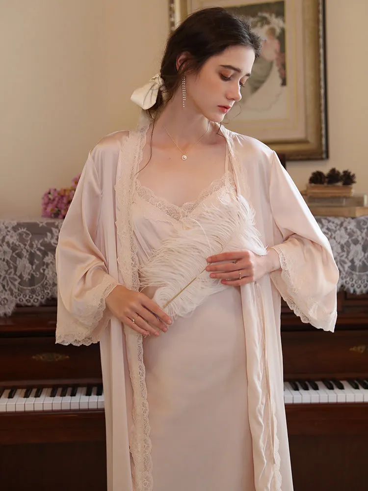 Moonlit Whisper Nightgown Set sold by Ipinkustore product image thumbnail 5