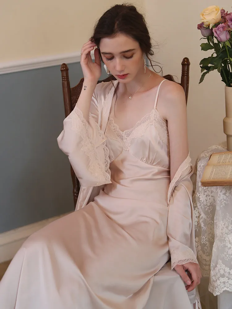 Moonlit Whisper Nightgown Set sold by Ipinkustore product image thumbnail 4
