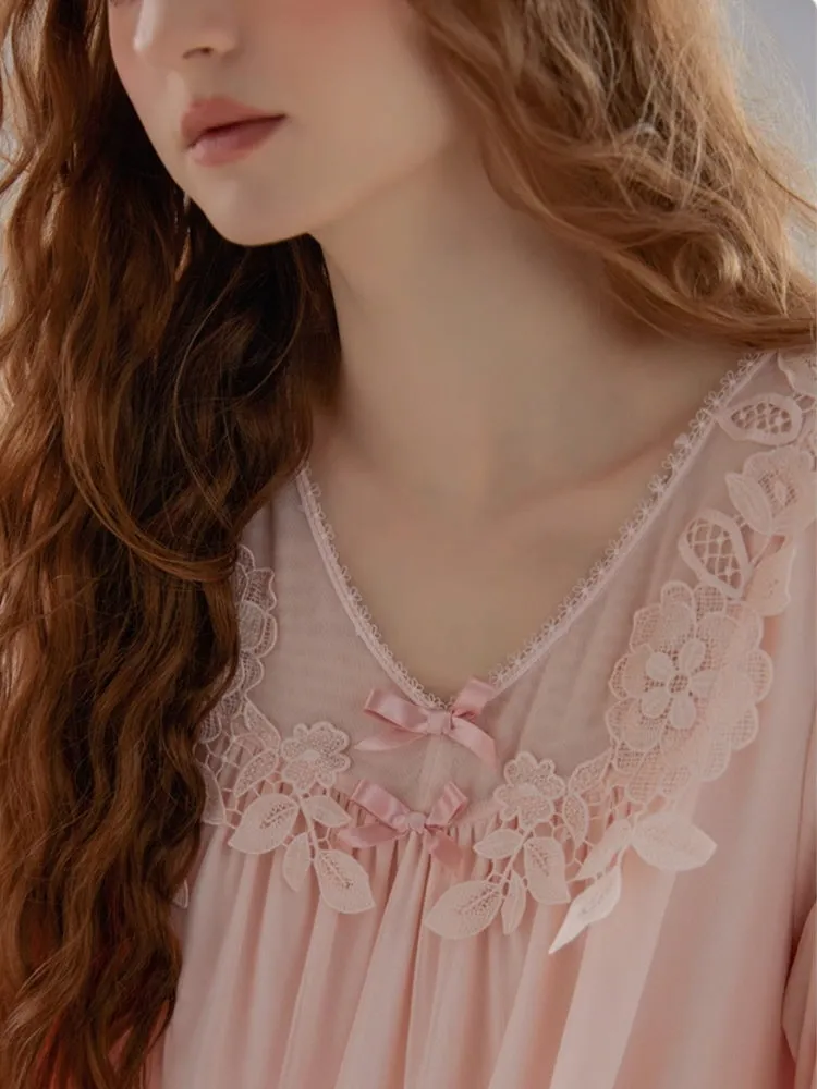 Whispering Petals Nightgown sold by Ipinkustore product image thumbnail 3