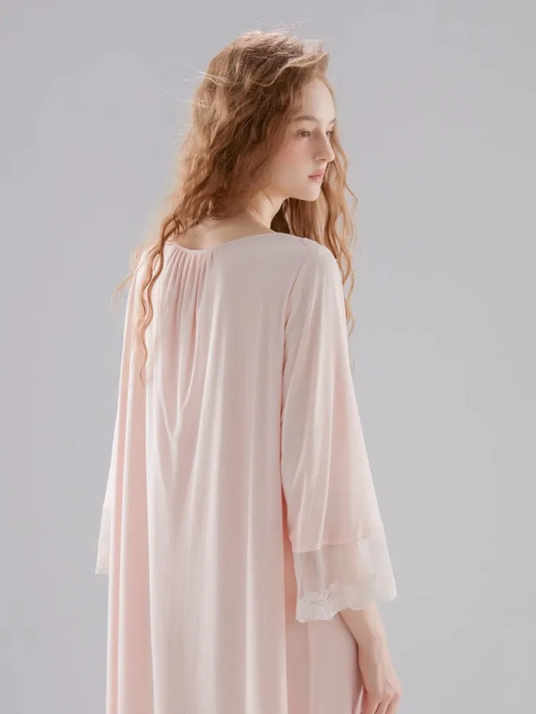 Whispering Petals Nightgown sold by Ipinkustore product image thumbnail 5