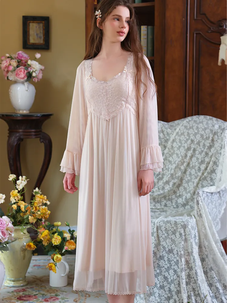 Enchanted Rose Lace Nightgown sold by Ipinkustore product image thumbnail 3