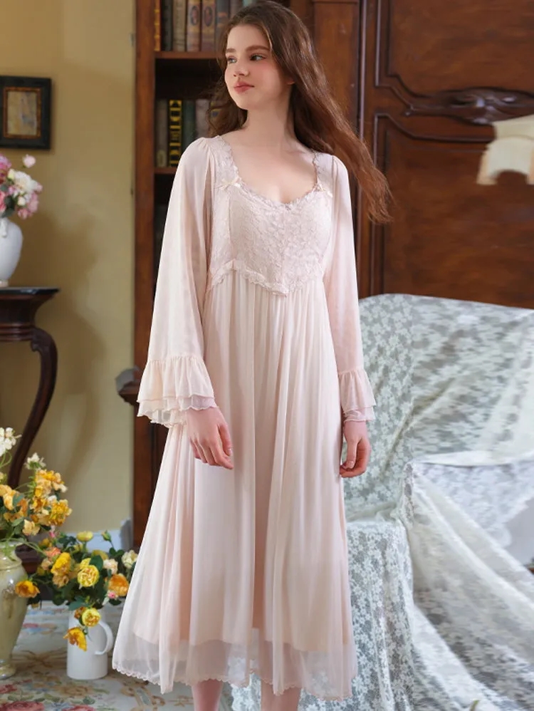 Enchanted Rose Lace Nightgown sold by Ipinkustore