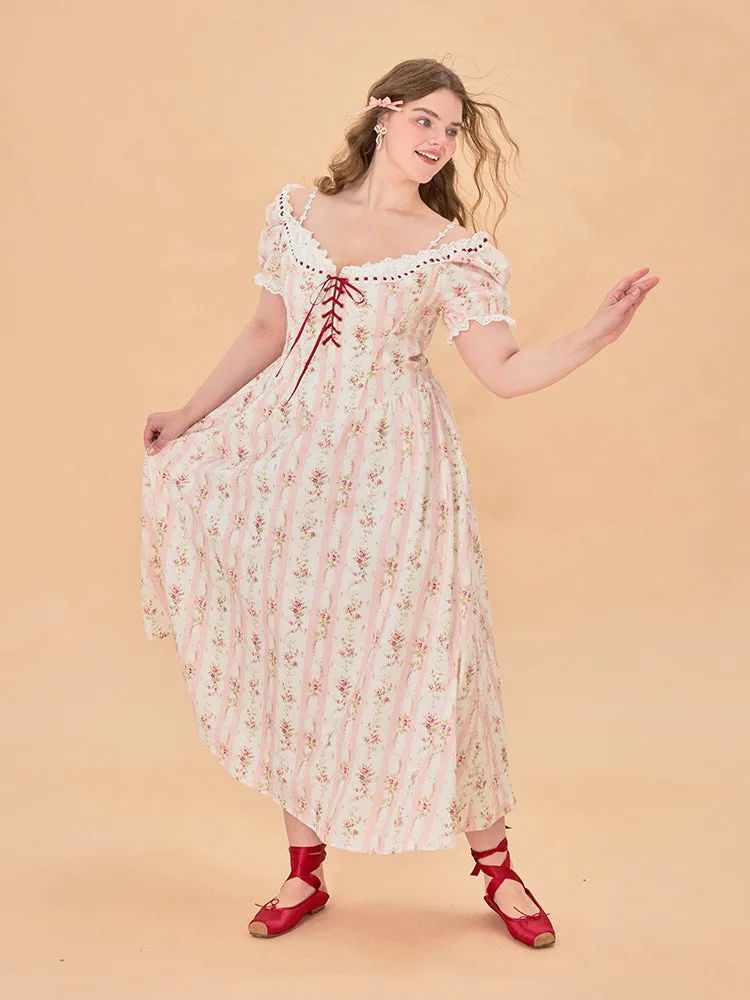 Victorian Garden Lace Dress sold by Ipinkustore product image thumbnail 3