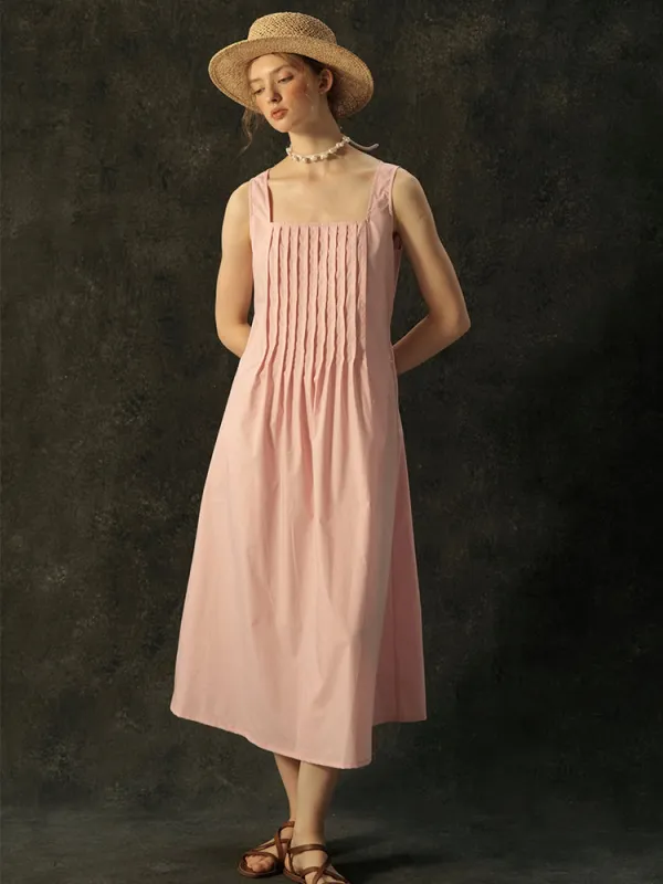 Blush Meadow Pinafore Dress sold by Ipinkustore