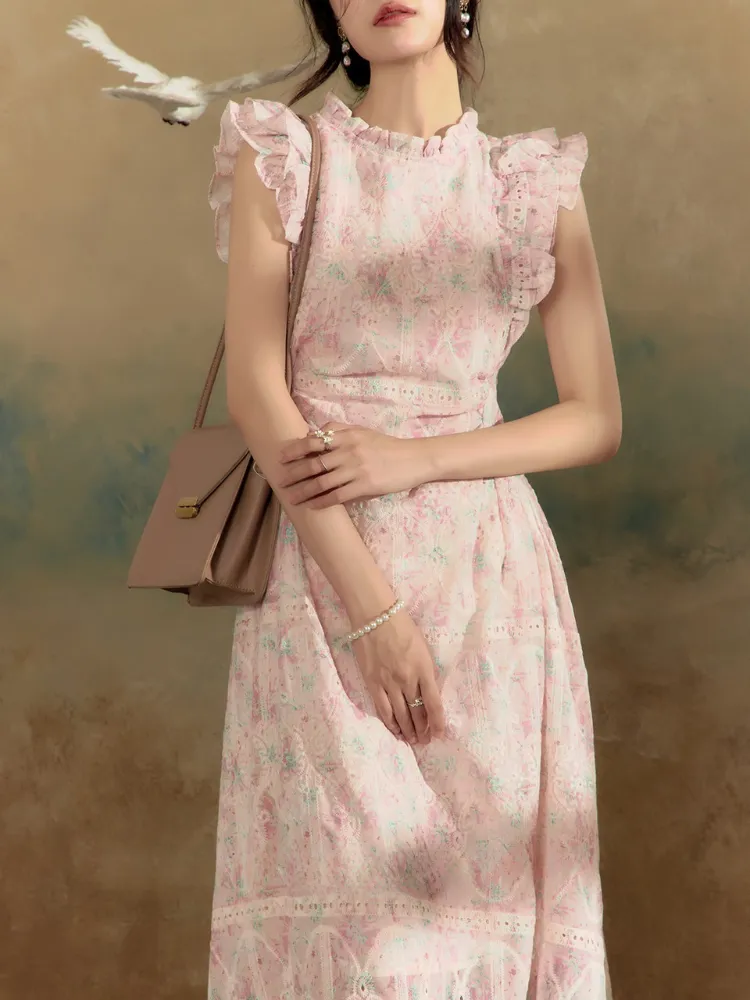 Rosewood Lace Dress sold by Ipinkustore product image thumbnail 2