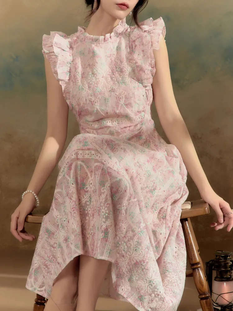 Rosewood Lace Dress sold by Ipinkustore product image thumbnail 3