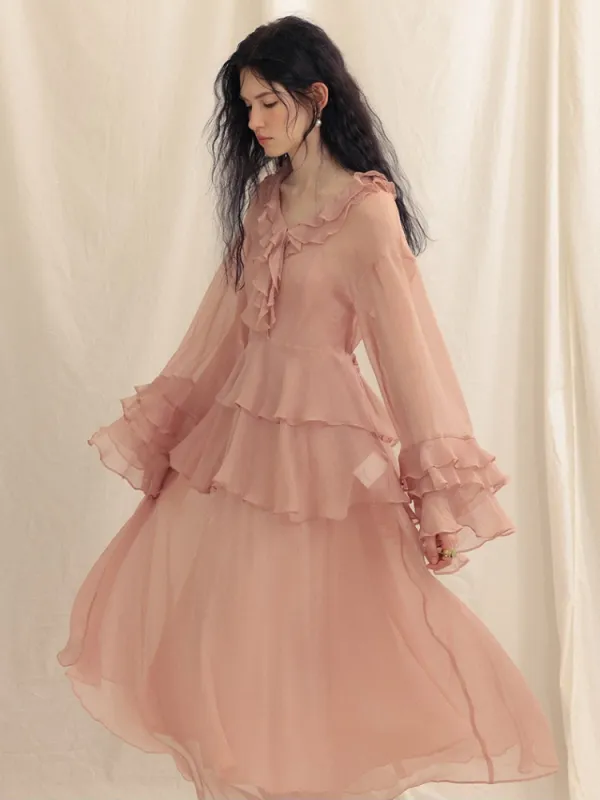 Ethereal Ruffle Ensemble sold by Ipinkustore