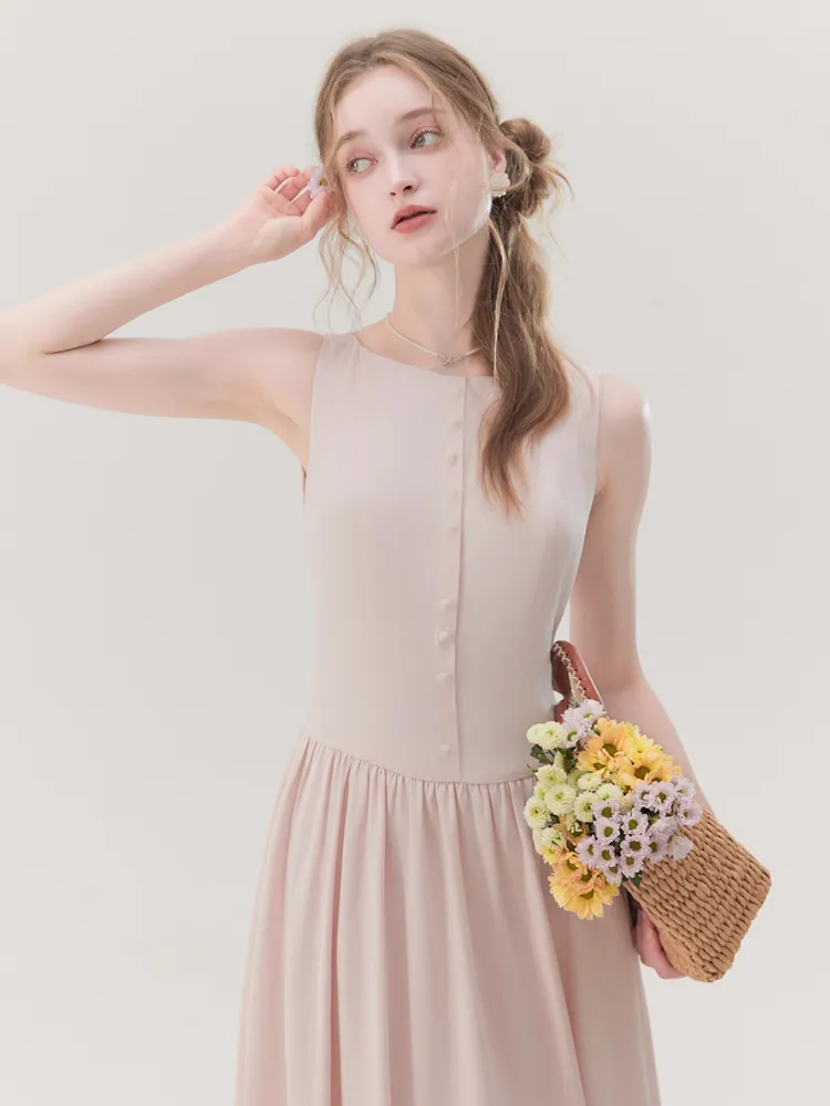 Romantic French Cotton Blend Long Dress sold by Ipinkustore product image thumbnail 5