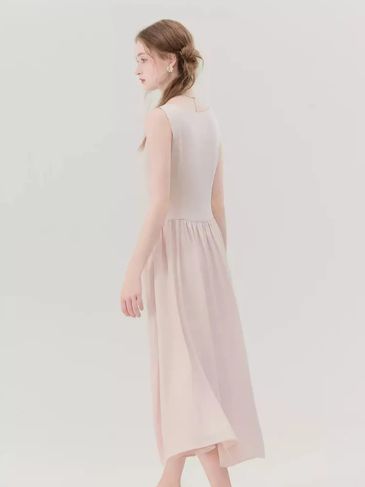 Romantic French Cotton Blend Long Dress sold by Ipinkustore product image thumbnail 4