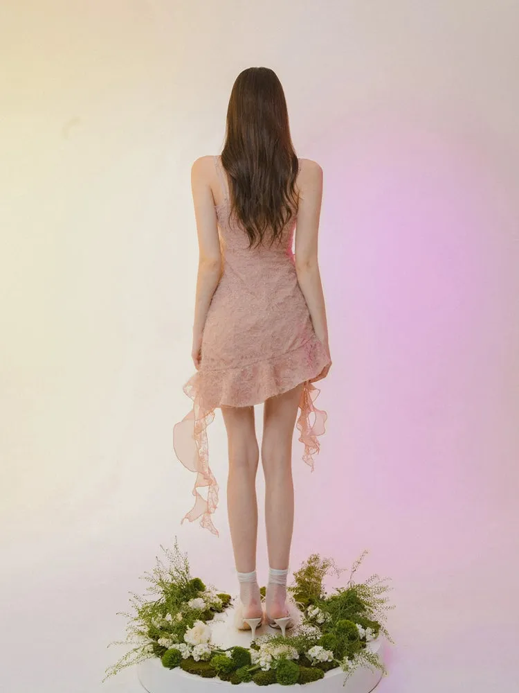 Celestial Lace Cascade Dress sold by Ipinkustore product image thumbnail 4