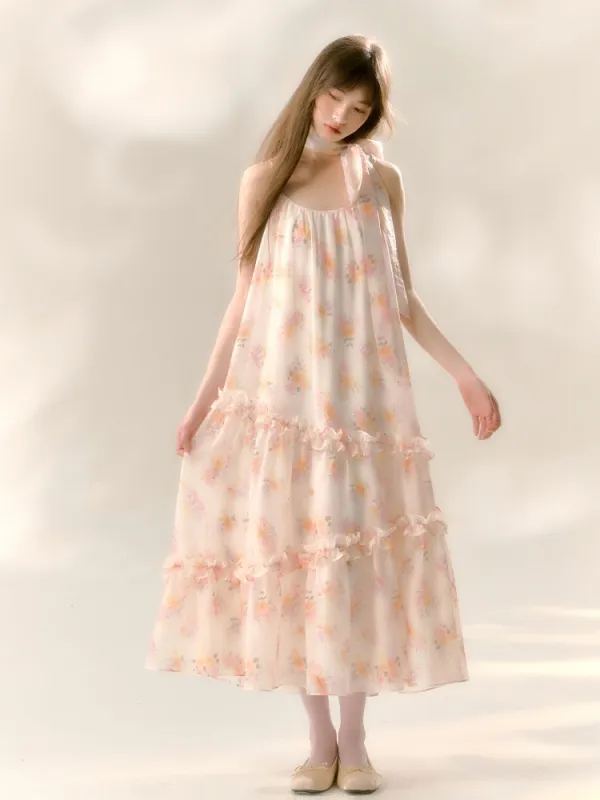 Floral Fantasy Maxi Dress sold by Ipinkustore