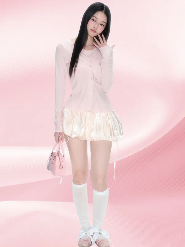 Moonlit Bubble Skirt sold by Ipinkustore