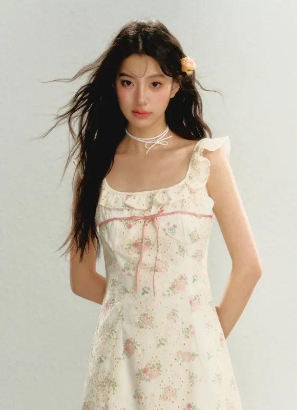 Sweet Blossom Ruffle Dress sold by Ipinkustore